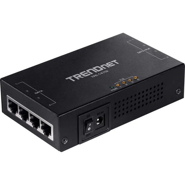 TRENDnet TPE-147GI 65W PoE+ Injektor 4-Port Gigabit - Preisvergleich