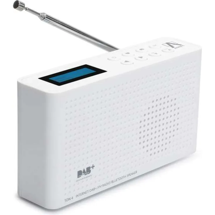 Anadol IDR-1 Internet Radio - DAB+ - FM-UKW - Bluetooth Lautsprecher WLAN - weiß