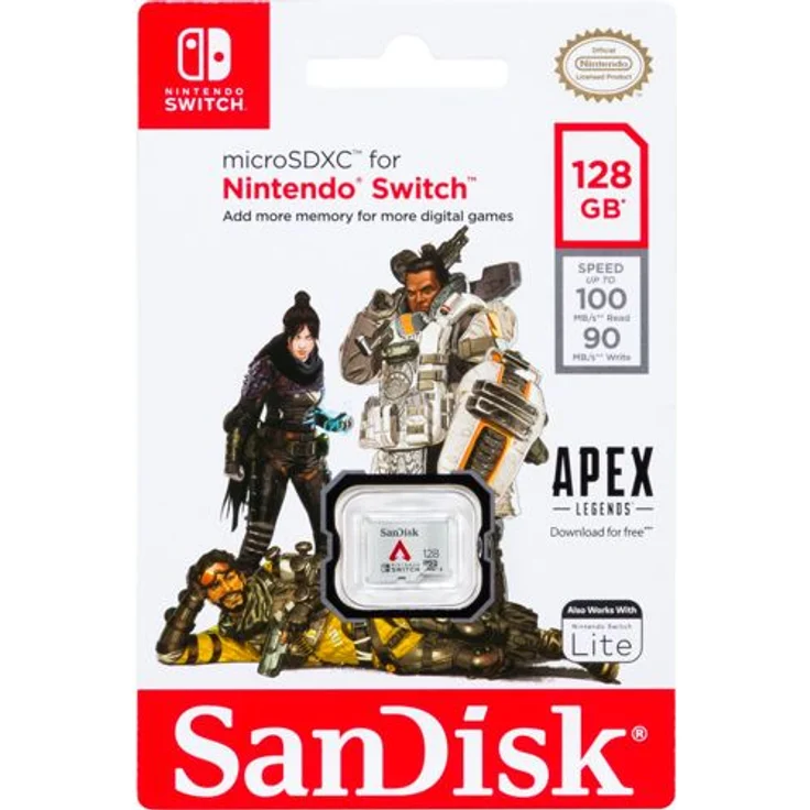 Sandisk SDSQXAO-128G-GN6ZY APEX Legends Nintendo Switch Micro SDXC UHS-I – Bild 3