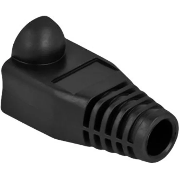 Delock Knickschutztülle für RJ45 Stecker schwarz 20 Stück (86722)