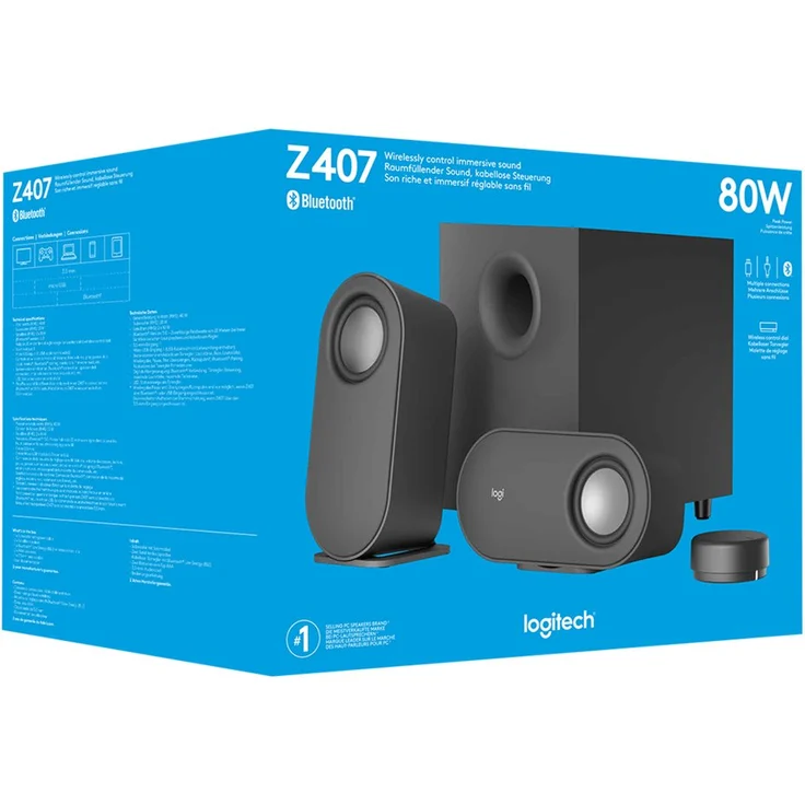 Logitech Z407 40 W Schwarz, Lautsprecher-Sets – Bild 4