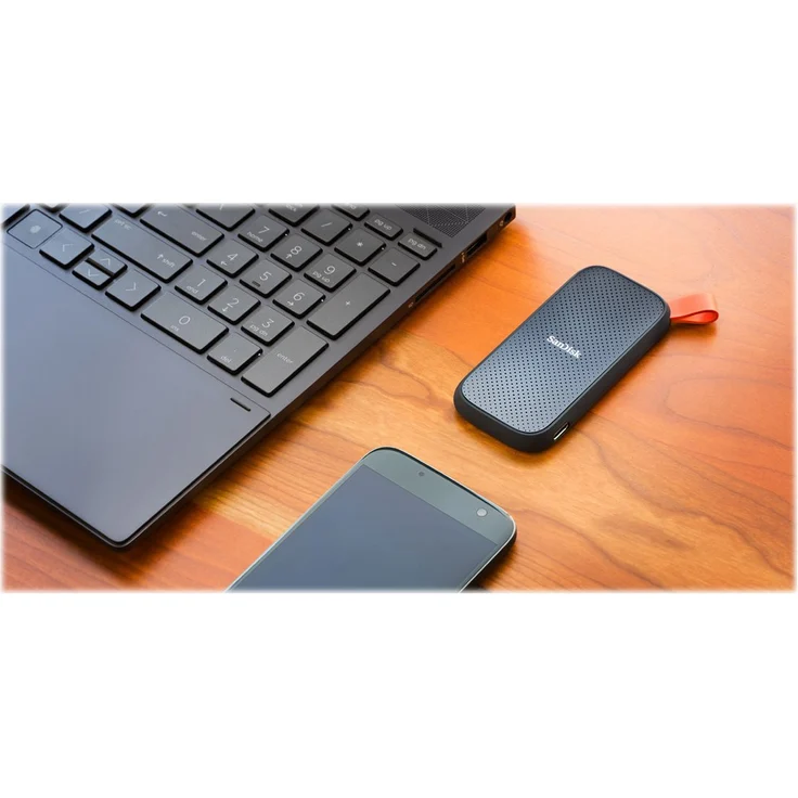 SanDisk Portable - Solid-State-Disk - 1 TB - extern (tragbar) - USB 3.2 (SDSSDE30-1T00-G25) – Bild 5