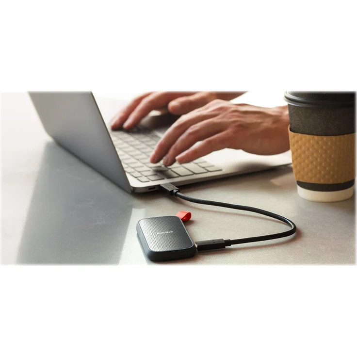 SanDisk Portable - Solid-State-Disk - 1 TB - extern (tragbar) - USB 3.2 (SDSSDE30-1T00-G25) – Bild 7