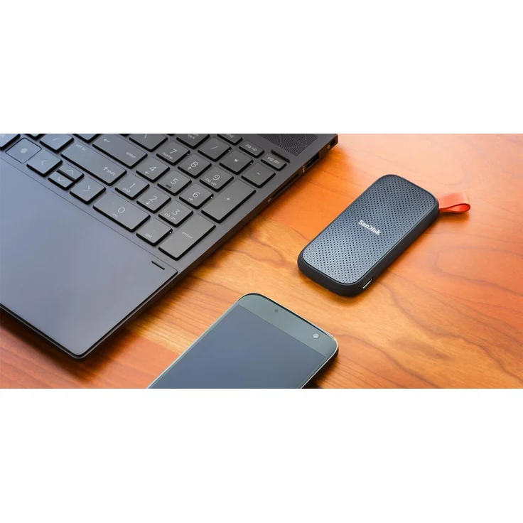 SanDisk Portable - Solid-State-Disk - 480 GB - extern (tragbar) - USB 3.2 (SDSSDE30-480G-G25) – Bild 4