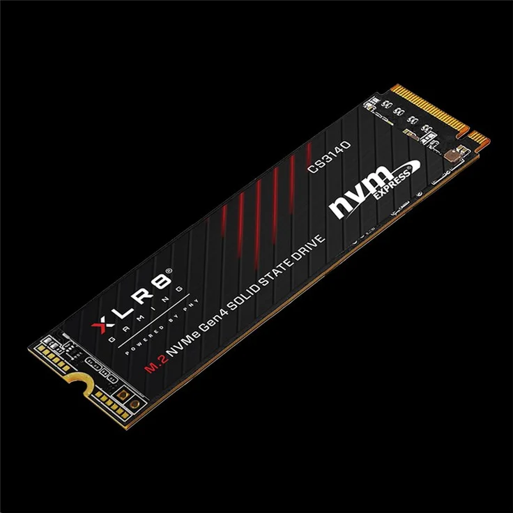 PNY XLR8 CS3140 - Solid-State-Disk - 2 TB - intern - M.2 2280 - PCI Express 4.0 x4 (NVMe) - 256-Bit-AES (M280CS3140-2TB-RB) – Bild 3