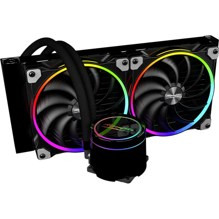 Alpenföhn Gletscherwasser 280 AiO-Wasserkühlung RGB, schwarz – Bild 4
