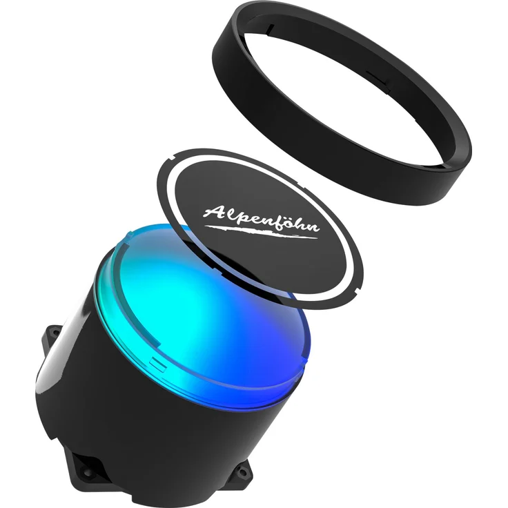 Alpenföhn Gletscherwasser 280 AiO-Wasserkühlung RGB, schwarz – Bild 8