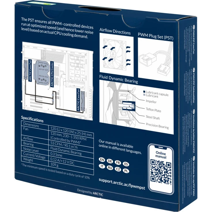 ARCTIC 120 120 25 F12 PWM PST (black) - Preisvergleich – Bild 9