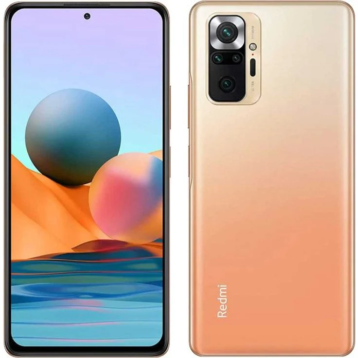 Xiaomi Redmi Note 10 Pro Smartphone 16,94cm (6,67 Zoll) AMOLED-Display, 128GB interner Speicher, 6GB RAM, Dual-SIM, Android, Gradient Bronze – Bild 6