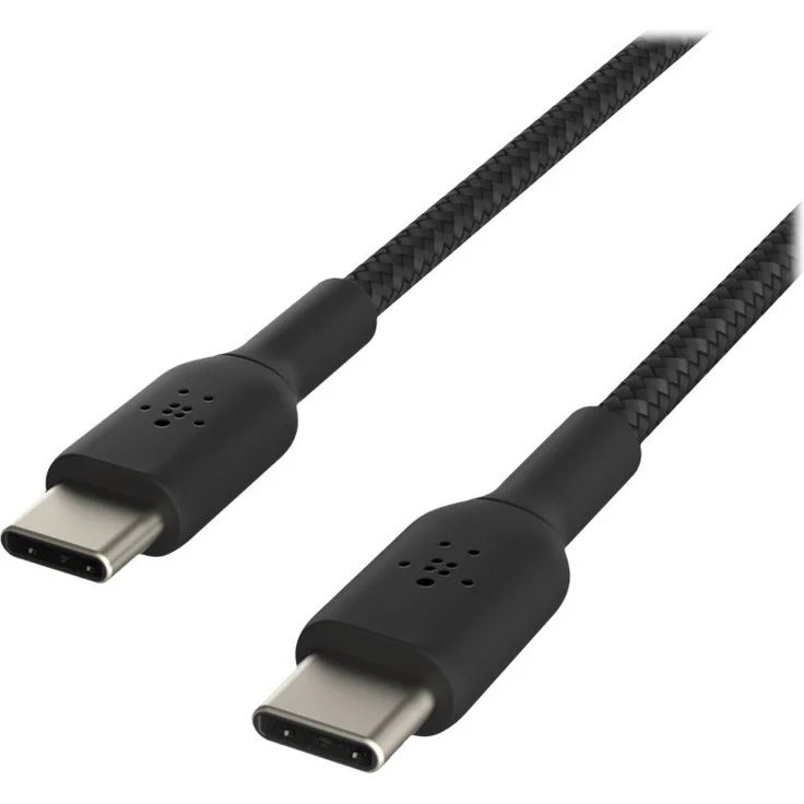 BELKIN USB-C-USB-C CABLE 1 m, Braided USB-C to USB-C, Black (CAB004BT1MBK) – Bild 10