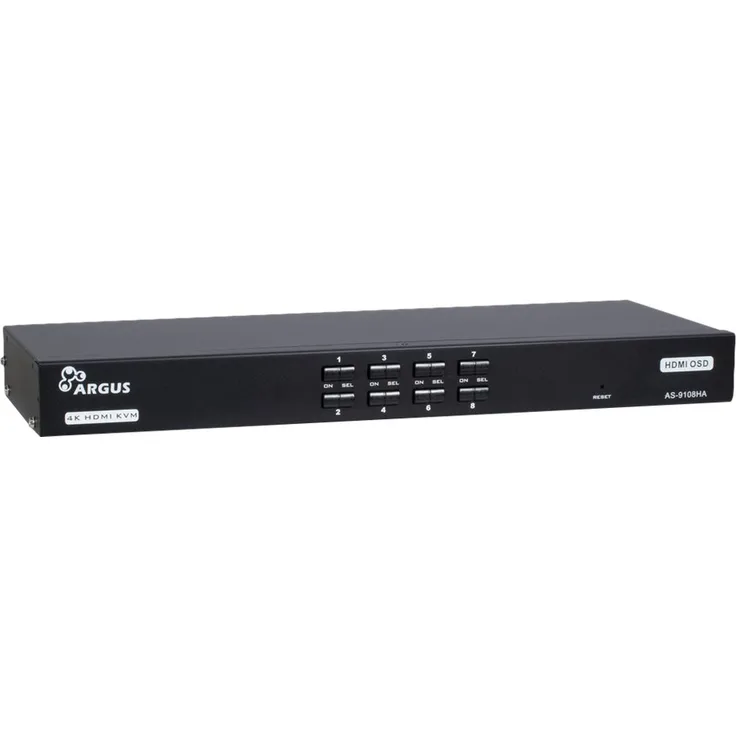 Inter-Tech KVM-Switch AS-9108HA Rackmount HDMI 8xHDMI-USB