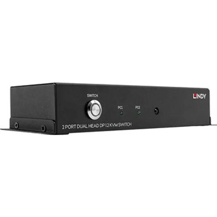 Lindy 2 Port Dual Head DisplayPort 1.2 KVM Switch
