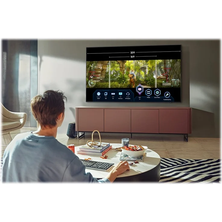 Samsung GQ75QN85AAT 189 cm (75 Zoll) Neo QLED Mini LED 4K Smart TV (Ultra HD, HDR, Direct LED) Twin HD-Triple-Tuner (Sat, Antenne, Kabel) Modelljahr 2021 Energieklasse E (DE-Modell) – Bild 10