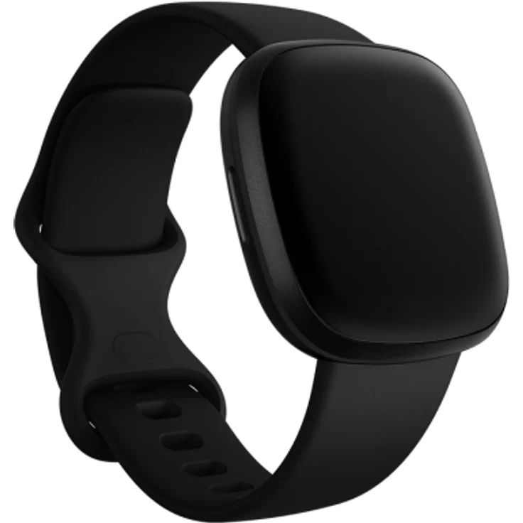 Fitbit Versa 3/ Sense, Infinity Band Ersatzarmband, Black, Small – Bild 2