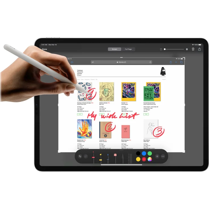 Apple iPad Pro (2021) Quad-HD-Auflösung 11 Zoll, 5G-Tablet, Apple M1 Chip, 256 GB Speicher, iPadOS, Silber (MHW83FD/A) – Bild 12