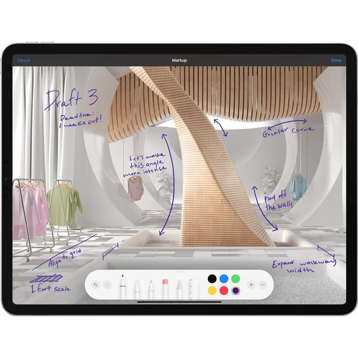 Apple iPad Pro (2021) Quad-HD-Auflösung 11 Zoll, WiFi-Tablet, Apple M1 Chip, 256 GB Speicher, iPadOS, Silber (MHQV3FD/A) – Bild 11