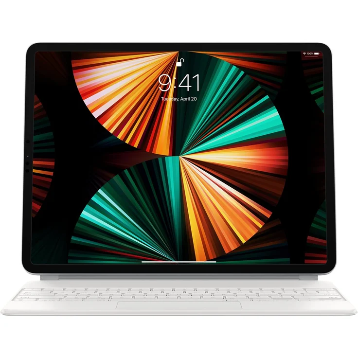 Apple Magic Keyboard für iPad Pro 12.9'' 2021 (5. Generation) - Französisch Weiß – Bild 2