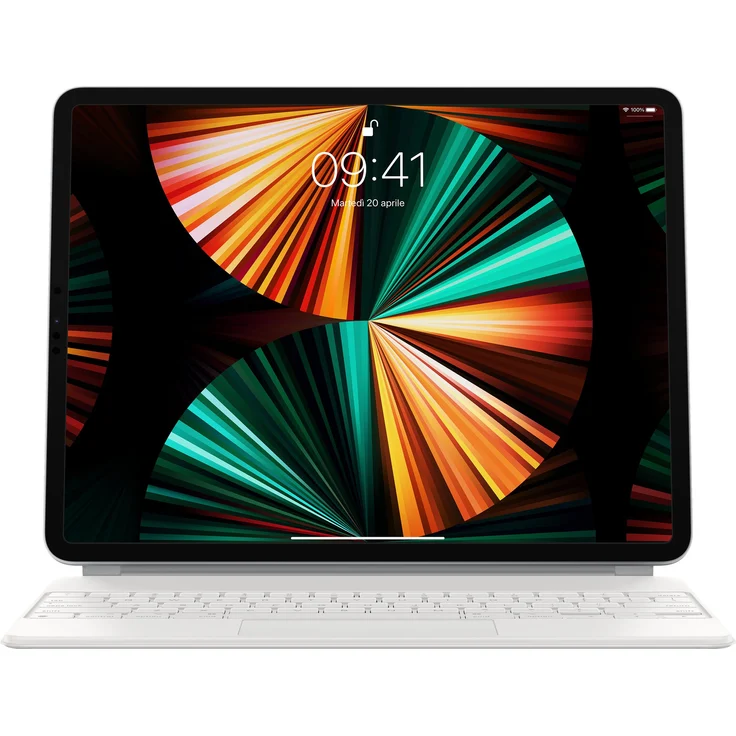 Apple Magic Keyboard für iPad Pro 12.9'' 2021 (5. Generation) - Italienisch Weiß – Bild 1