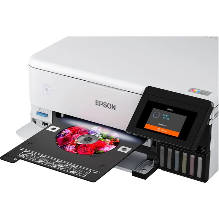 Epson EcoTank ET-8500 (3-in-1) Multifunktionsdrucker - (Tintenstrahl) Farbe, Druckgeschwindigkeit: 16 s/w, 12 Farbe, Auflösung: 1440 x 5700, LAN, WLAN, AirPrint, Wi-Fi Direct (C11CJ20401) – Bild 16