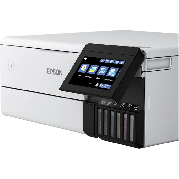 Epson EcoTank ET-8500 (3-in-1) Multifunktionsdrucker - (Tintenstrahl) Farbe, Druckgeschwindigkeit: 16 s/w, 12 Farbe, Auflösung: 1440 x 5700, LAN, WLAN, AirPrint, Wi-Fi Direct (C11CJ20401) – Bild 15