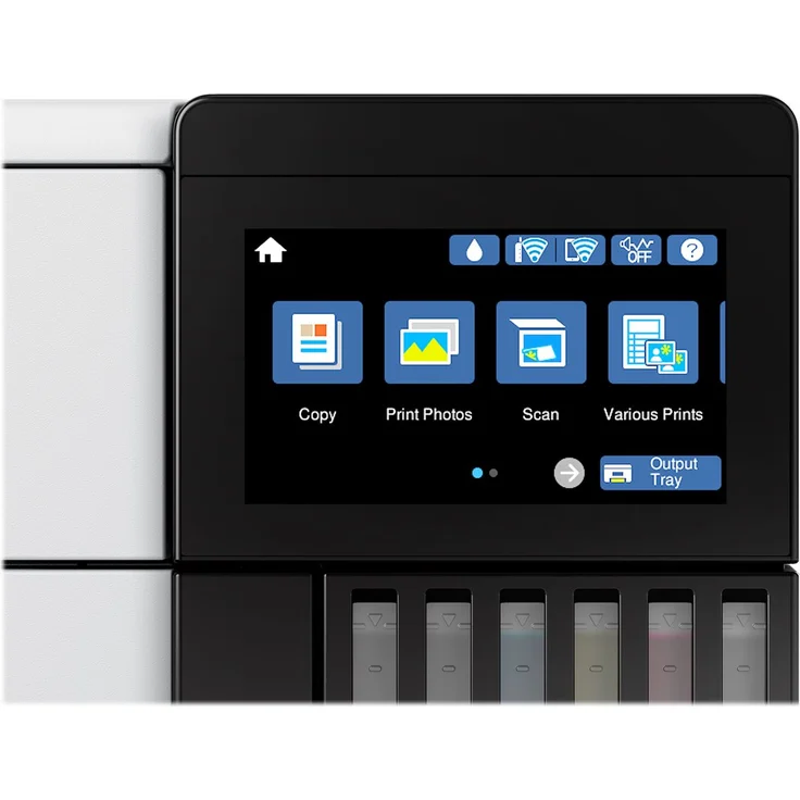 Epson EcoTank ET-8500 (3-in-1) Multifunktionsdrucker - (Tintenstrahl) Farbe, Druckgeschwindigkeit: 16 s/w, 12 Farbe, Auflösung: 1440 x 5700, LAN, WLAN, AirPrint, Wi-Fi Direct (C11CJ20401) – Bild 11