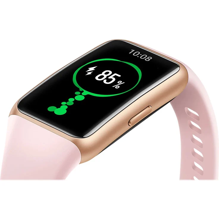 Huawei Band 6 Fitness-Tracker Damen, 43 x 25,4mm, Kunststoffarmband, Sakura Pink – Bild 9