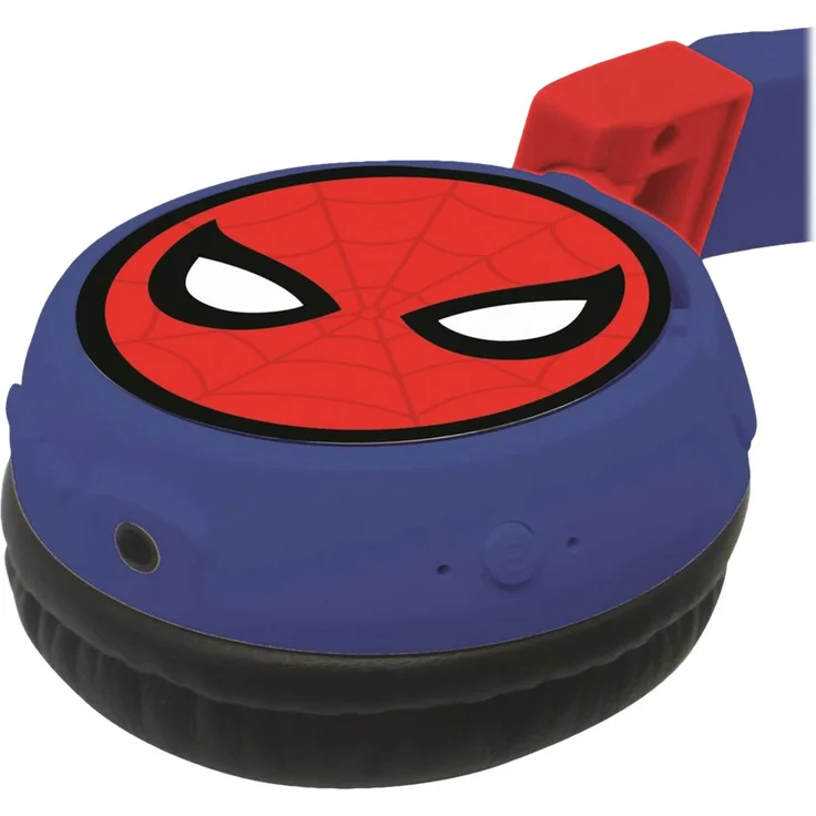 Lexibook 2-in-1 Spiderman-Bluetooth-Kopfhörer für Kinder, kabellos, rot, blau – Bild 6