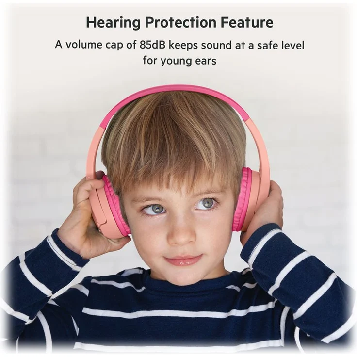 Belkin AUD002BTPK Soundform Mini-On-Ear Kinder, pink – Bild 3