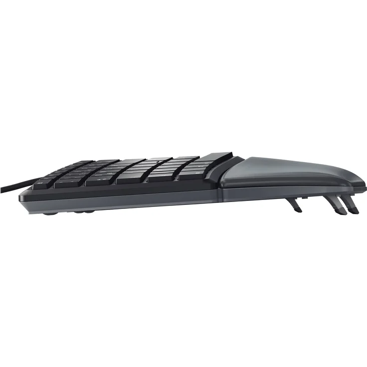 CHERRY KC 4500 ERGO - Tastatur - USB - QWERTY - US mit Euro-Symbol - Schwarz (JK-4500EU-2) – Bild 2