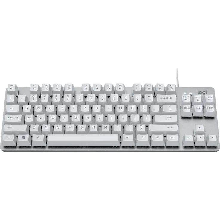 Logitech K835 TKL - Tastatur - USB - TTC Red - Natural White/Silver (920-010033) (Nordisch QWERTY) – Bild 7