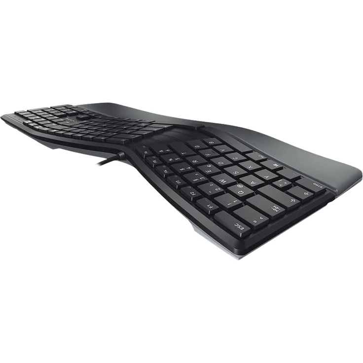 CHERRY KC 4500 ERGO - Tastatur - USB - QWERTZ - Schweiz - Schwarz (JK-4500CH-2) – Bild 5