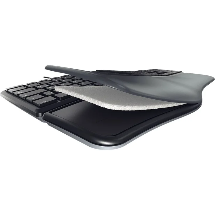 CHERRY KC 4500 ERGO - Tastatur - USB - QWERTZ - Schweiz - Schwarz (JK-4500CH-2) – Bild 4