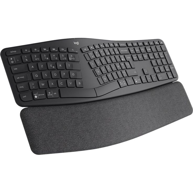 Logitech ERGO K860 - Tastatur - kabellos - 2.4 GHz, Bluetooth 5.0 - QWERTY - USA International - Graphite (920-010108) – Bild 7