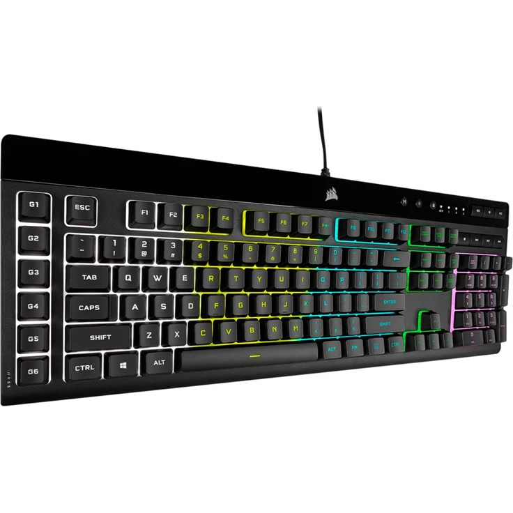 CORSAIR Gaming K55 RGB PRO - Tastatur - Hintergrundbeleuchtung - USB - Deutsch QWERTZ - Schwarz (CH-9226765-DE) – Bild 5