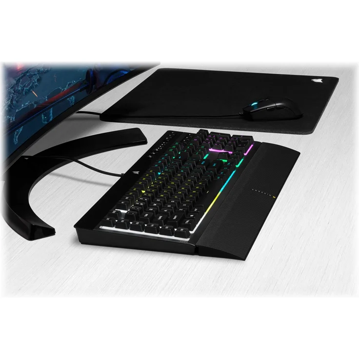 CORSAIR Gaming K55 RGB PRO - Tastatur - Hintergrundbeleuchtung - USB - Deutsch QWERTZ - Schwarz (CH-9226765-DE) – Bild 12