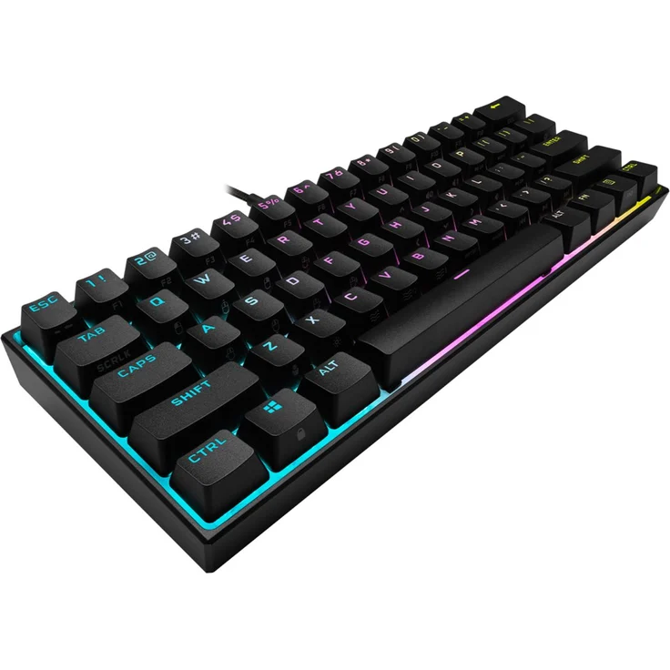 Corsair K65 RGB MINI 60% Tastatur USB Deutsch QWERTZ Schwarz ( CH-9194014-DE ) – Bild 11