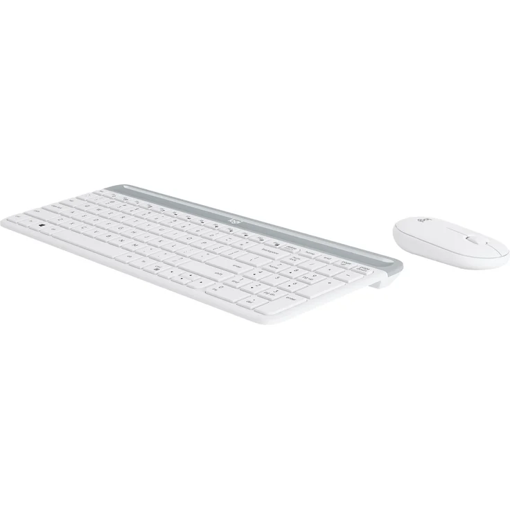 Logitech MK470 Slim Wireless Keyboard and Mouse Combo weiß, USB, ES QWERTY (920-009199) – Bild 2