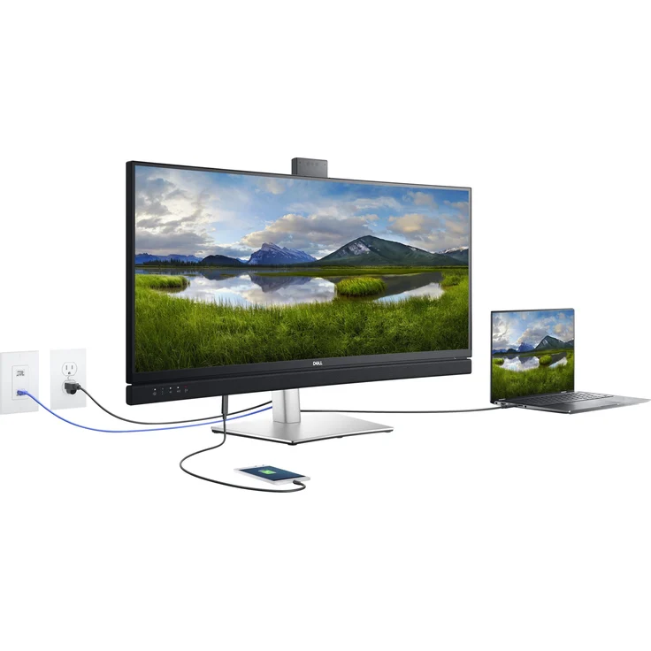 DELL C3422WE - 34 Zoll, UltraWide Quad HD (3440 x 1440), IPS-Panel, 60Hz, 8ms, 300cd/m² (DELL-C3422WE) – Bild 7