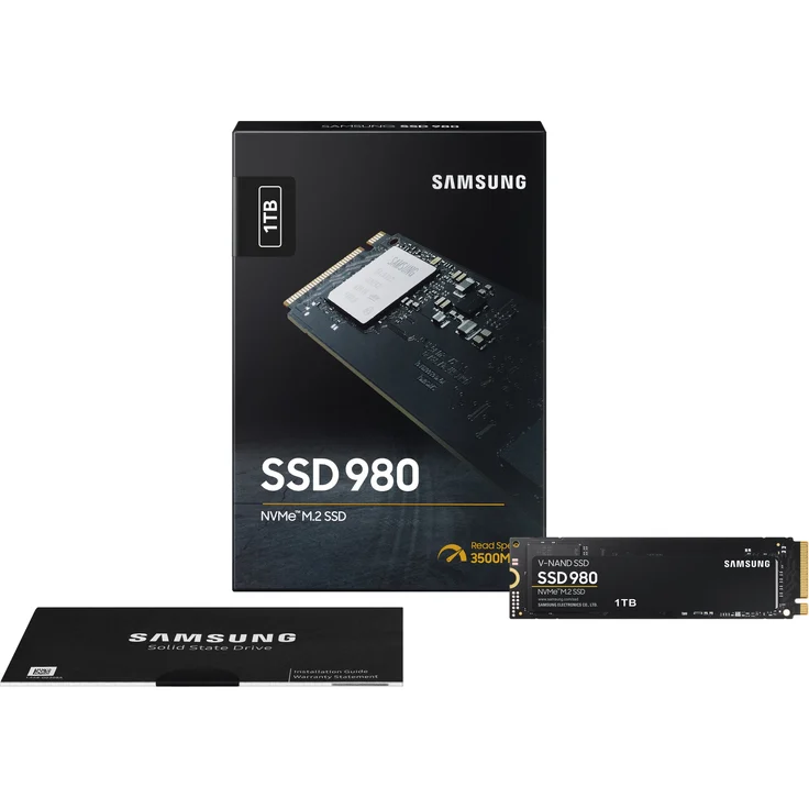 Samsung 980 MZ-V8V1T0BW - Solid-State-Disk - verschlüsselt - 1 TB - intern - M.2 2280 - PCI Express 3.0 x4 (NVMe) - 256-Bit-AES - TCG Opal Encryption (MZ-V8V1T0BW) – Bild 6
