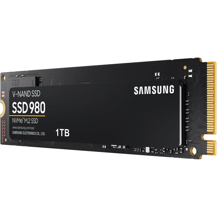 Samsung 980 MZ-V8V1T0BW - Solid-State-Disk - verschlüsselt - 1 TB - intern - M.2 2280 - PCI Express 3.0 x4 (NVMe) - 256-Bit-AES - TCG Opal Encryption (MZ-V8V1T0BW) – Bild 3