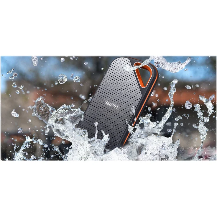 SanDisk Extreme PRO Portable V2 - Solid-State-Disk - 4 TB - extern (tragbar) - USB 3.2 Gen 2x2 - 256-Bit-AES (SDSSDE81-4T00-G25) – Bild 4