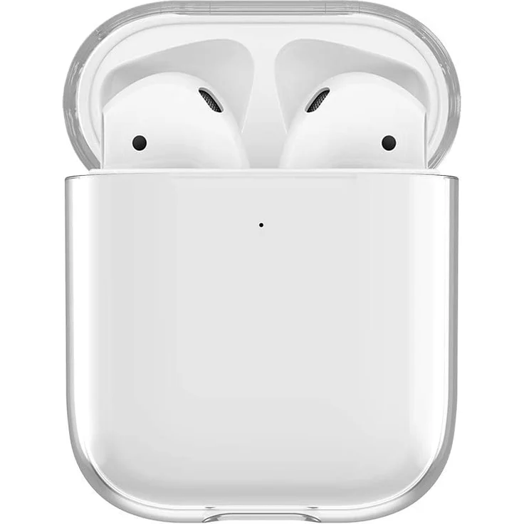 Incase Design Case Schutzhülle kompatibel mit Apple AirPods 1 (2016) & 2 (2019) - transparent [Unterstützt Wireless kabelloses Laden I Polycarbonat-Material] - INOM100644-CLR – Bild 2