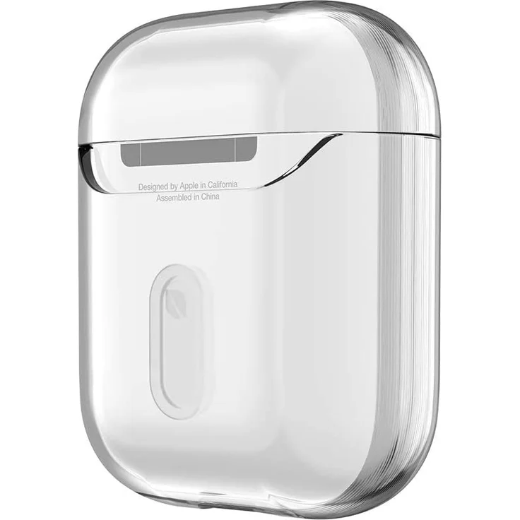 Incase Design Case Schutzhülle kompatibel mit Apple AirPods 1 (2016) & 2 (2019) - transparent [Unterstützt Wireless kabelloses Laden I Polycarbonat-Material] - INOM100644-CLR – Bild 4