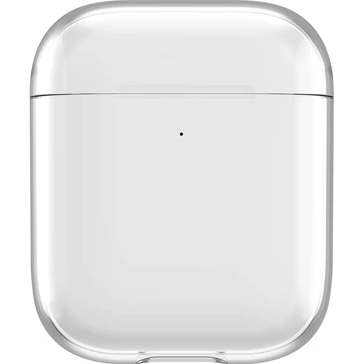 Incase Design Case Schutzhülle kompatibel mit Apple AirPods 1 (2016) & 2 (2019) - transparent [Unterstützt Wireless kabelloses Laden I Polycarbonat-Material] - INOM100644-CLR