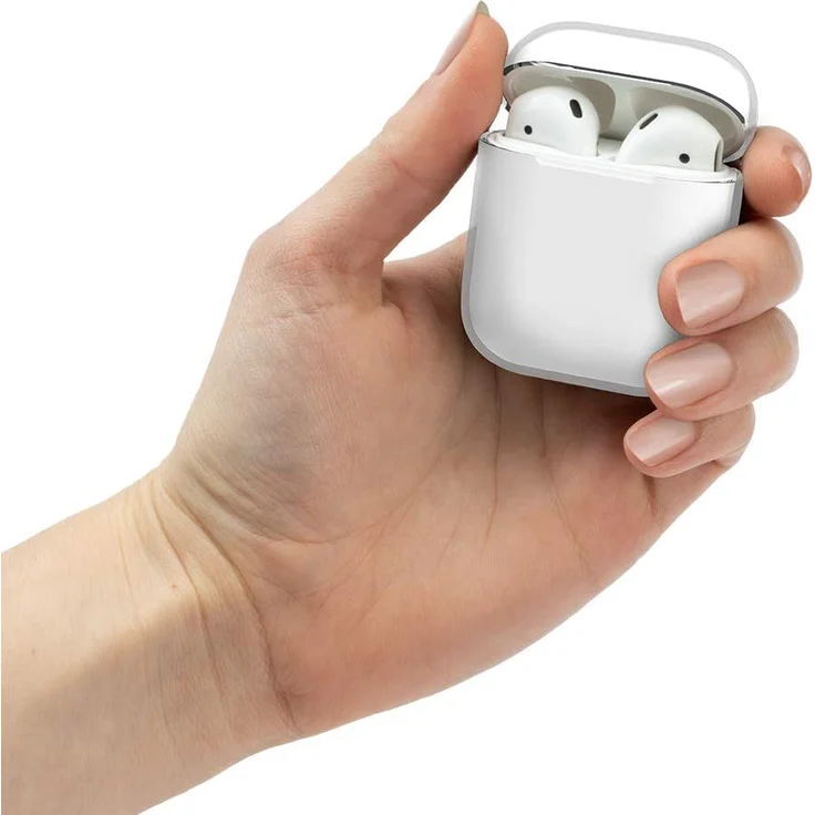 Incase Design Case Schutzhülle kompatibel mit Apple AirPods 1 (2016) & 2 (2019) - transparent [Unterstützt Wireless kabelloses Laden I Polycarbonat-Material] - INOM100644-CLR – Bild 7