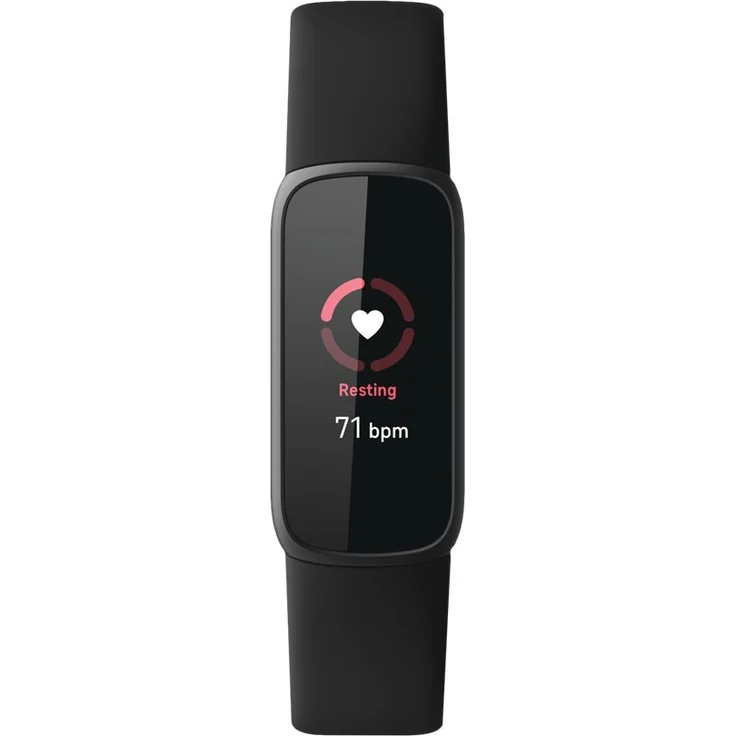 Fitbit Luxe Fitness-Tracker GPS, Damen, Einheitsgröße, Edelstahlgehäuse, Silikonarmband, Schwarz/Graphit – Bild 13