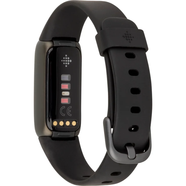 Fitbit Luxe Fitness-Tracker GPS, Damen, Einheitsgröße, Edelstahlgehäuse, Silikonarmband, Schwarz/Graphit – Bild 12