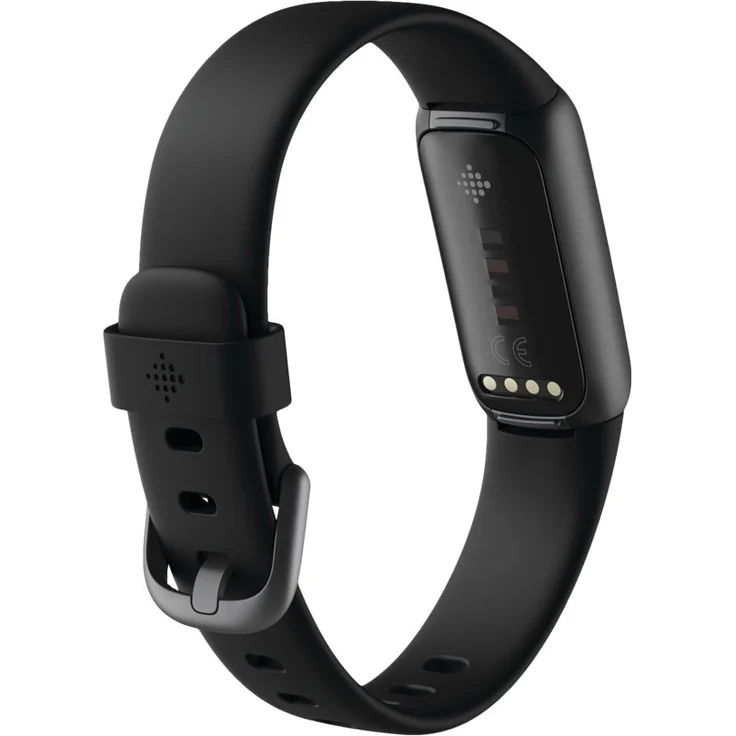 Fitbit Luxe Fitness-Tracker GPS, Damen, Einheitsgröße, Edelstahlgehäuse, Silikonarmband, Schwarz/Graphit – Bild 17
