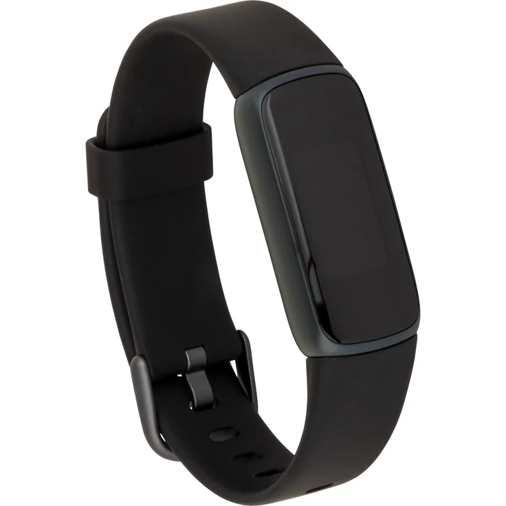 Fitbit Luxe Fitness-Tracker GPS, Damen, Einheitsgröße, Edelstahlgehäuse, Silikonarmband, Schwarz/Graphit – Bild 9
