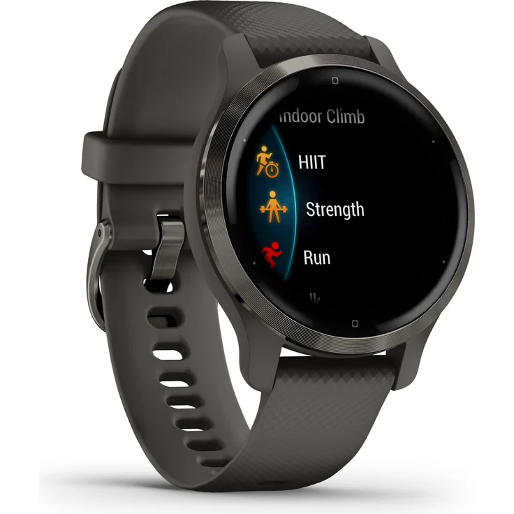 Garmin Venu 2s Smartwatch GPS, Unisex, S, Edelstahl, Kunststoffgehäuse, Silikonarmband, Schiefergrau (010-02429-10) – Bild 8